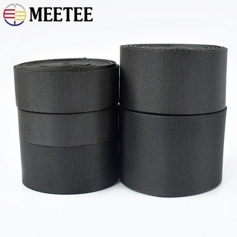 Nylon Webbing Band 5Meters 10-100mm Bag Backpack Strap Pet Collar Belt Tape DIY Garment Ribbon Sewing Accessories nylon webbing tape nylon webbing webbing ribbon