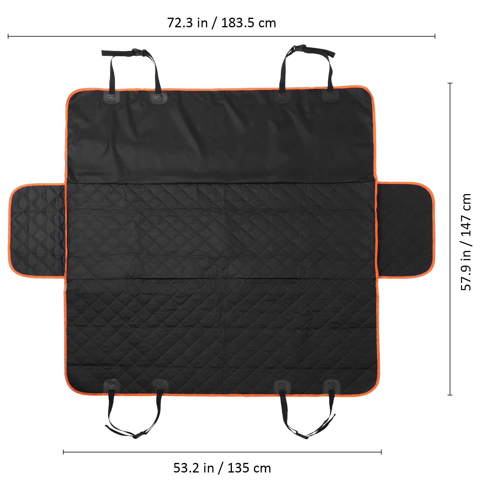Large Size Waterproof Pet Mat Dog Seat Cover For Seat Pet Car Covers Dog Car Hammock Non Slip Truck Rear Protector