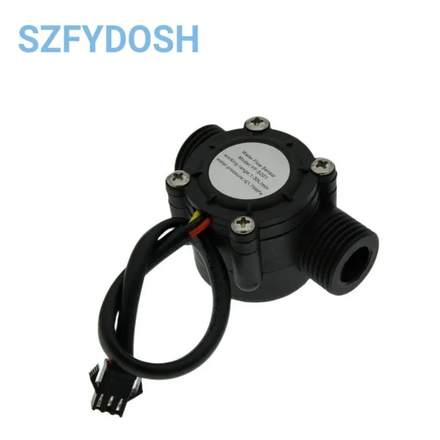 Water Flow Sensor 130L/min Hall Flowmeter Sensor Control Liquid