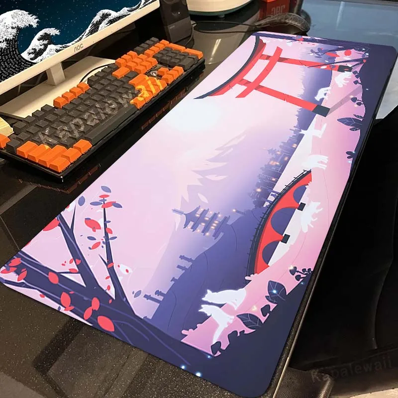 

XXL Mouse Pad Gaming Japanese Anime MousePad Large Mouse pad Gamer Mause Carpet PC Desk Mat keyboard pad Computer Mouse Pad