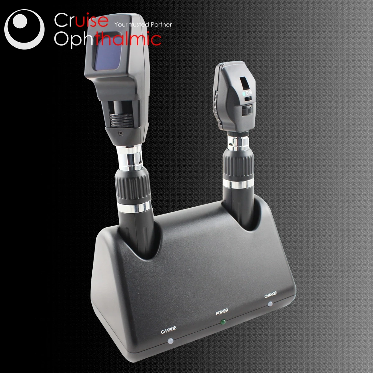 Juego de oftalmoscopio y retinoscopio de escritorio recargable, DR1900