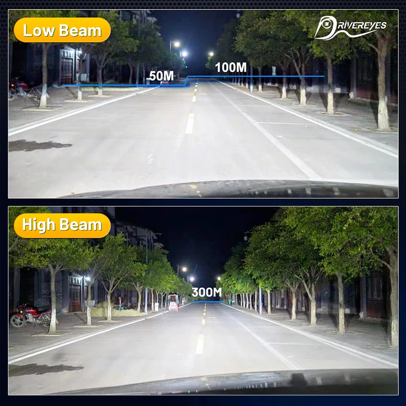 Canbus H4 LED 헤드라이트, 6500K 자동차 조명, 하이 로우 빔 LED 라이트, 안개등, H8 9005 HB3 9006 HB4 9012 HIR2 9084 CSP K5C