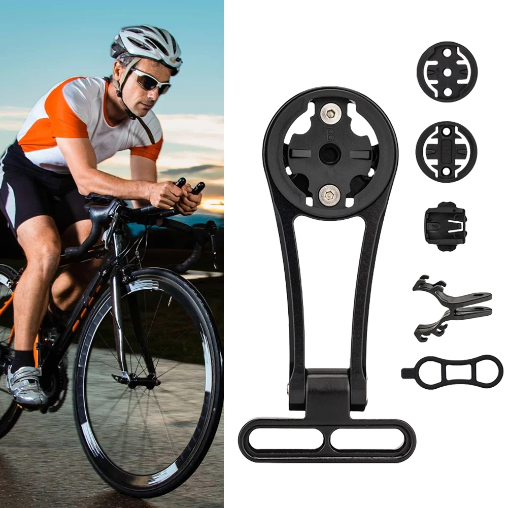 Adjustable Bicycle Computer Holder Aluminum Alloy Bicycle Stem Computer Mount Mountian Bike Stopwatch Stand Bike Accessories