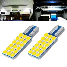 

2Pcs Universal T10 W5W 194 Super Bright 3030 18SMD LED Car Interior Reading Dome Lamps Auto Icense Plate Lights