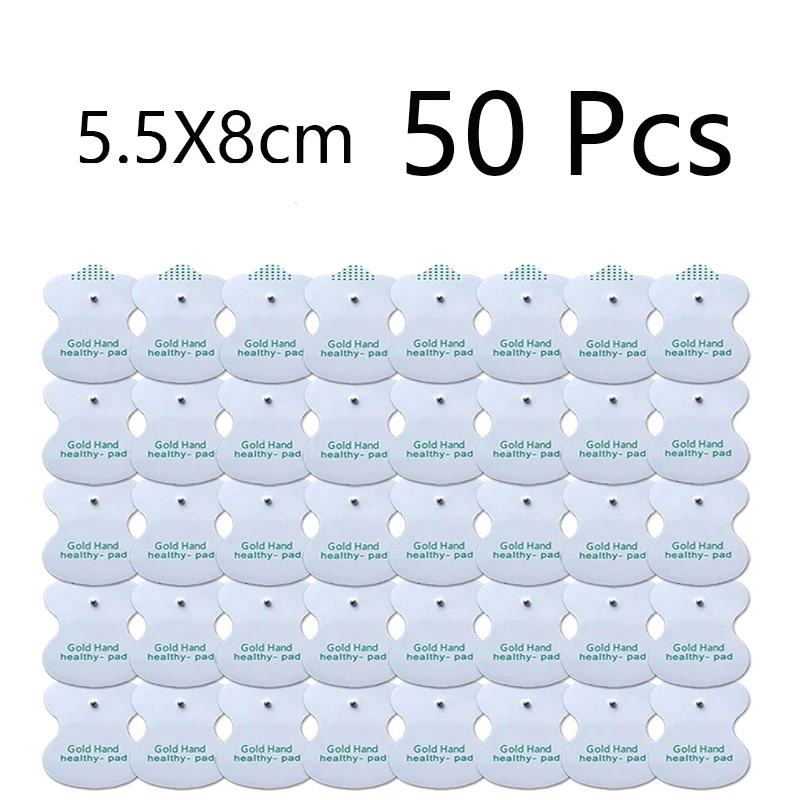 10/20pcs Electrode Pads Reusable Massage Patch For Tens Digital Therapy Machine Electrodes Digital Therapy Massage 3.5mm