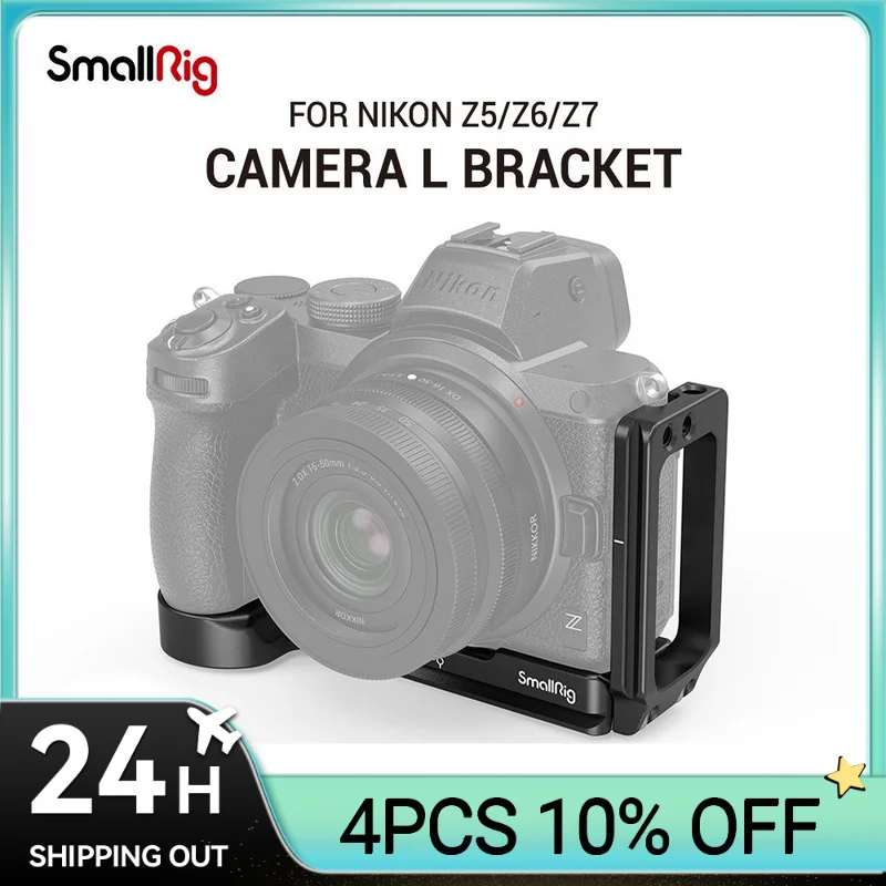 

Кронштейн SmallRig L для камеры Nikon Z5/Z6/Z7, 1/4 дюйма, с пластиной 2947