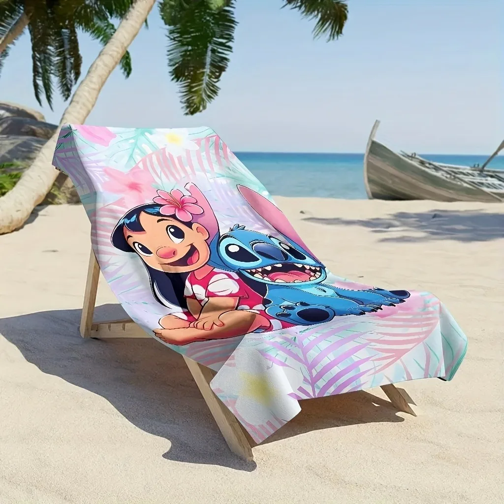 映画リロ＆スティッチ　ビーチタオル　バスタオル　タオルケット Amazon.co.jp: Disney Store 公式ステッチビーチタオル リロ