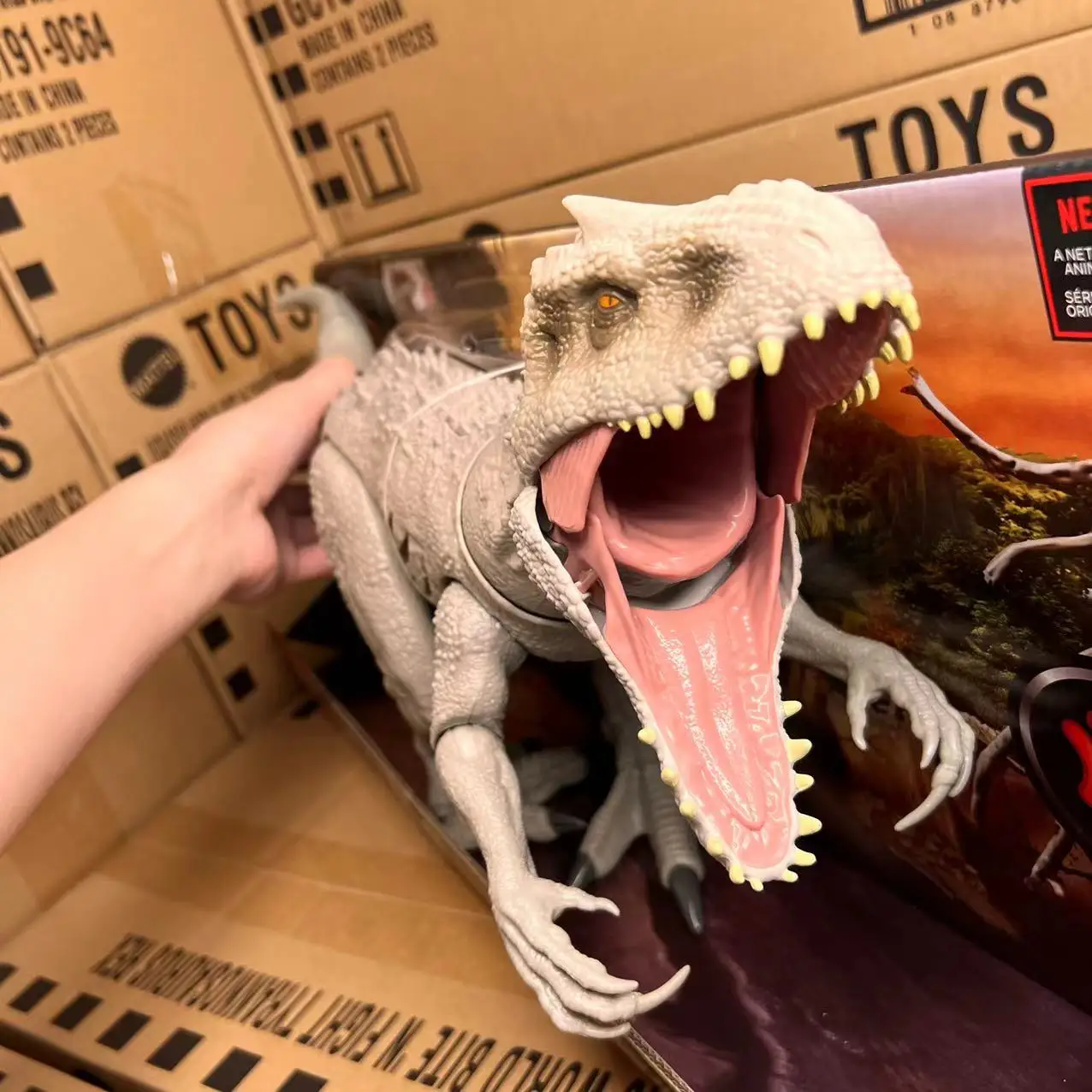 Mattel Jurassic World Camp Cretaceous Extreme Damage Indominus Rex 9.5  Dinosaur Figure Toys, Kids Gift 4 Years & Up Hdx57 - Action Figures -  AliExpress