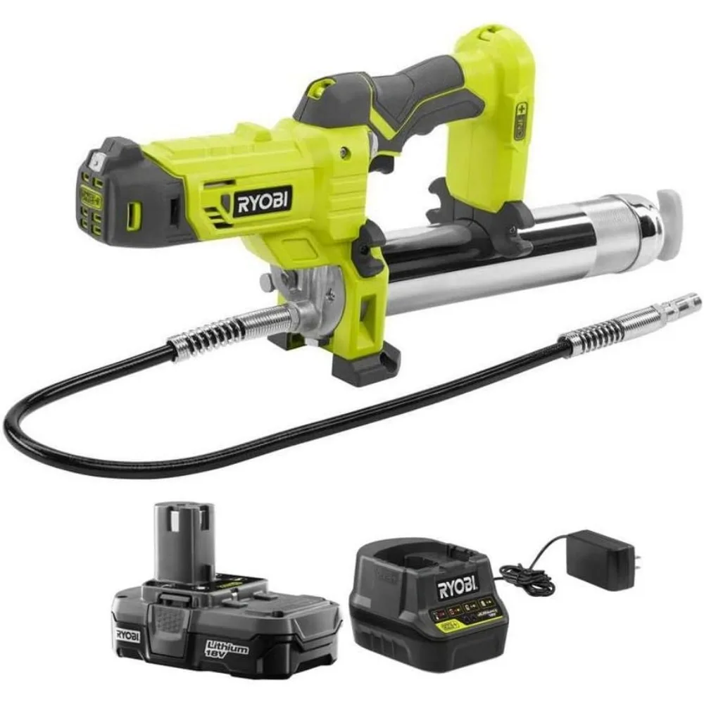 

Ryobi P3410KN 18-Volt ONE+ Lithium-Ion Cordless Grease Gun Kit with 1.3 Ah Battery and Charger