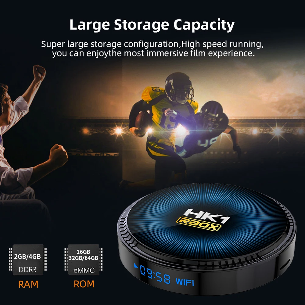HK1 RBOX W2 Android 11 TV Box Amlogic S905W2 16GB 32GB 64GB AV1 2.4G 5G Dual Wifi BT4.1 3D H.265 4K HDR Media Player HK1RBOX smart tv box tv box streaming media player