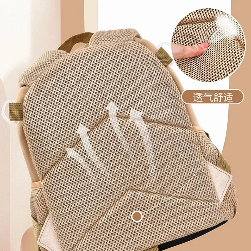 Kindergarten Kids School Bags for Boys Cute 3D Cat Bookbag Light Weight Student Lion School Backpacks Mochilas Para Estudiantes 4