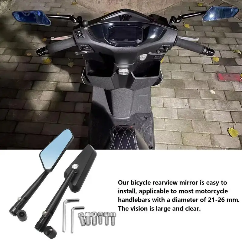 360DegreeAdjustableMotorcycleSideMirrorsLongLastingUseRearview