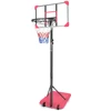20059-14fd02.jpg Portable Basketball Goal System with Stable Base and Wheels, use for Indoor Outdoor teenagers youth height adjustable 5.6 to 7ft Basketball Hoop 28 Inch Backboard