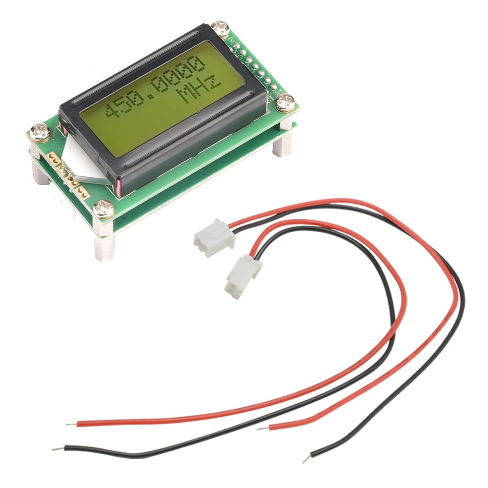 DC 9V-12V 1MHz-1.2GHz Frequency Counter Tester RF Meter Module LCD Screen Display