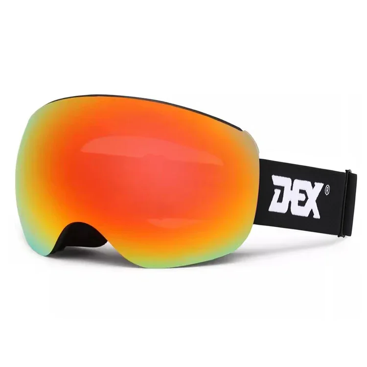 

HD Spherical snowboard goggles Men Women Custom anti-fog magnetic lens Winter sport snow glasses ski snow goggles UV400