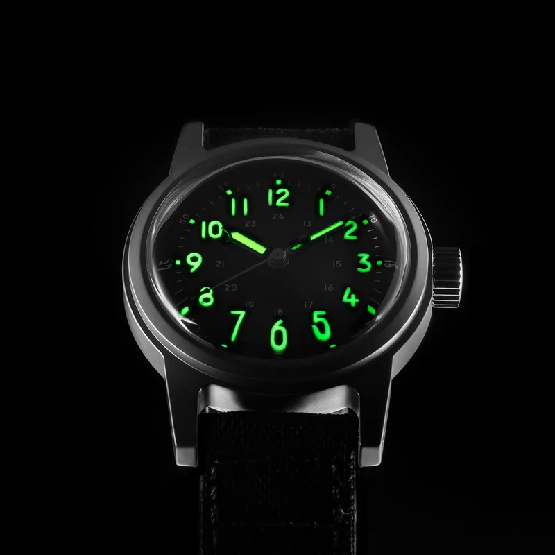 ADDIESDIVE 36mm Orologio Milare NH35 Meccanico Automatico Orologi da Uomo Bubble Specchio di Vetro Impermeabile 200m Luminoso AD2088 Orologio  1511