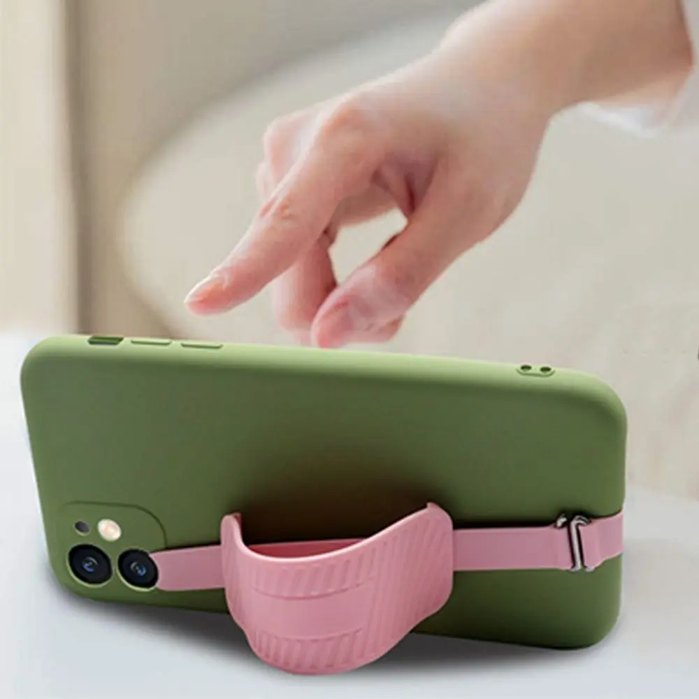 Vibrant Silicone Phone Strap Wristband - Flexible and Soft Phone Holder Accessory