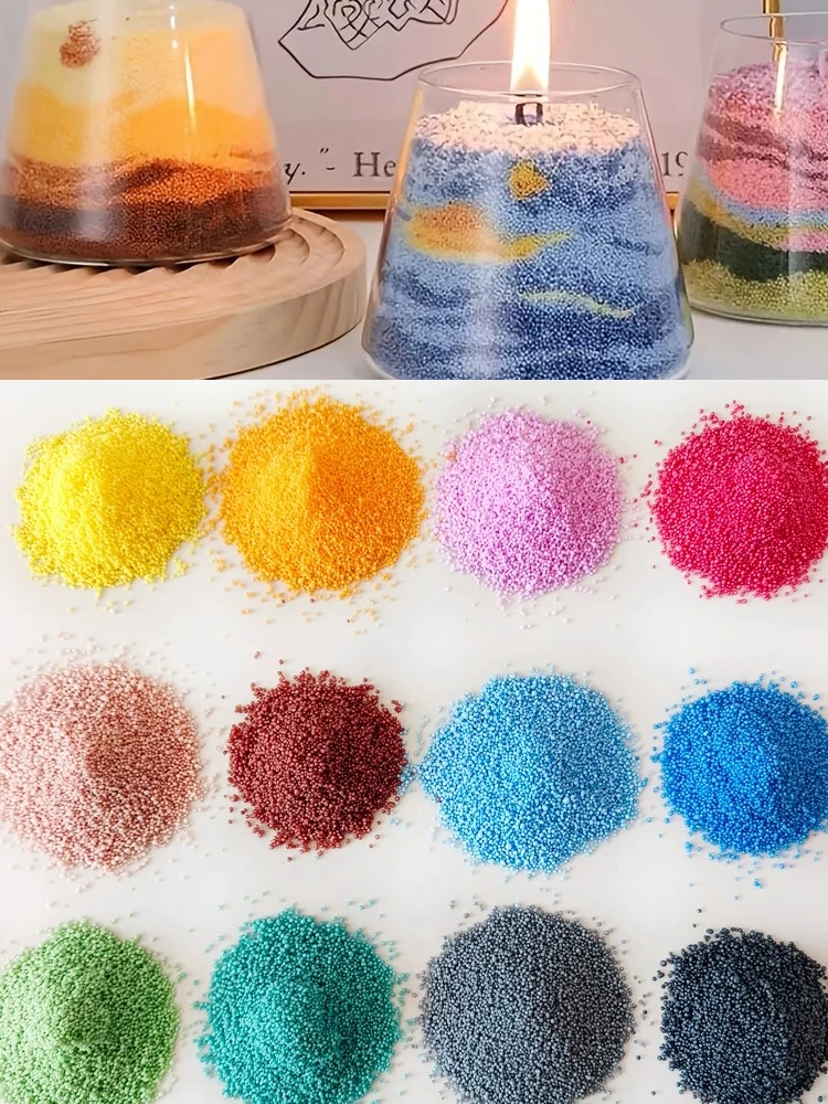 10 colors Set Candle Sand, colour Pearled Candle, Candle Wax Granules, for Candles DIY cup wax, scented candles Craft Gift
