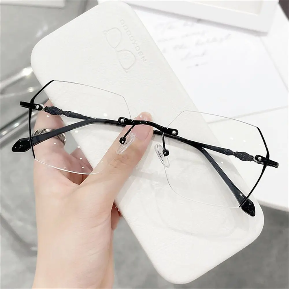 

Clear Blue Ray Blocking Eyeglasses Large Glasses Frame Spectacle Frame for Women Anti-Blue Light Trend Glasses Eyeglasses