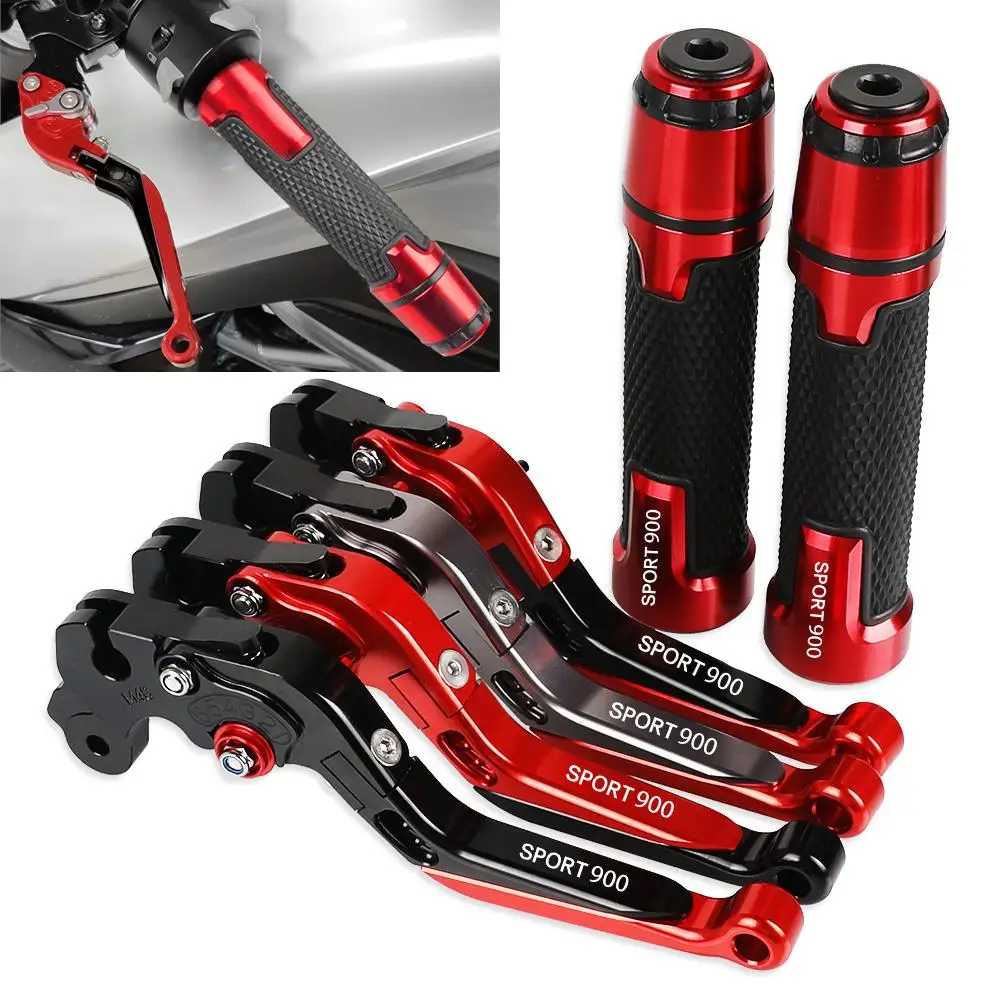 

900SS 900Sport Motorcycle CNC Brake Clutch Levers Handlebar knobs Handle Hand Grip Ends FOR DUCADI 900SS 900Sport 1999 00 01 02