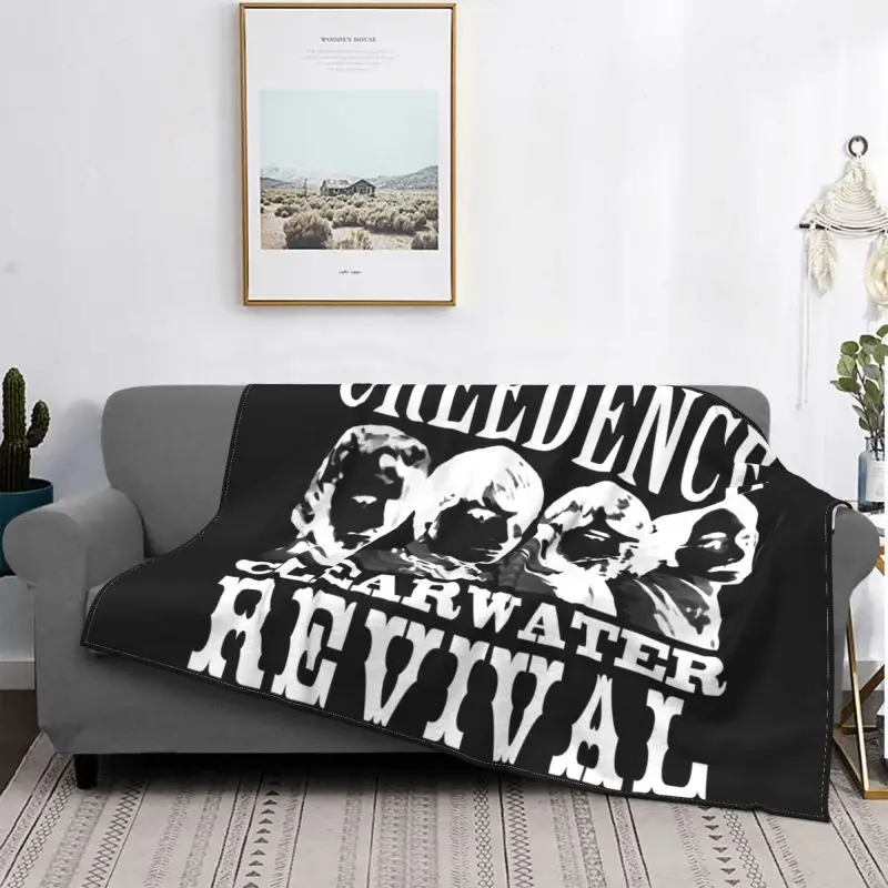Creedence Clear Water Revival 60S 70S Rock Band Coperta Inverno Divano Letto Pisolino Coperta Divano Coperta Lenzuola Per Dormire