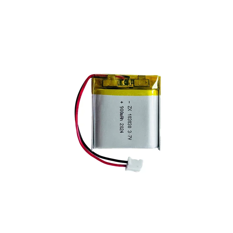 103030 3.7V 900mAh Rechargeable Li-Po Battery Lithium with jst PH
