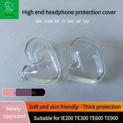 Seleni Premium Silicone Anti - Drop In - Ear Headphone Protective Case for 3XS (Transparent 2pcs)