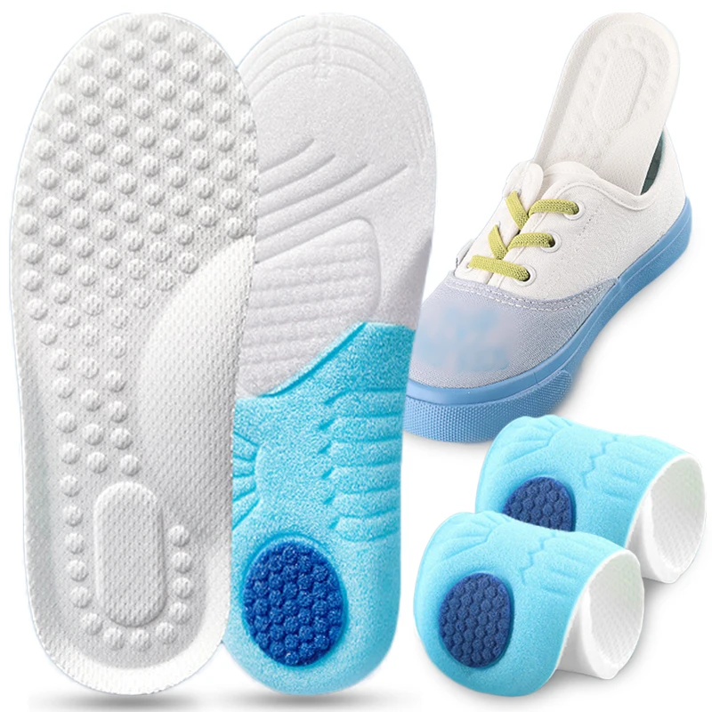 Children Orthotics Insoles Memory Foam Comfortable Breathable Shoes Pad Running Sports Arch Support Insole Kids Leg Health Care mini dv sports camera 720p hd infrared night vision aerial sports surveillance camera 200mah battery support 32gb tf card