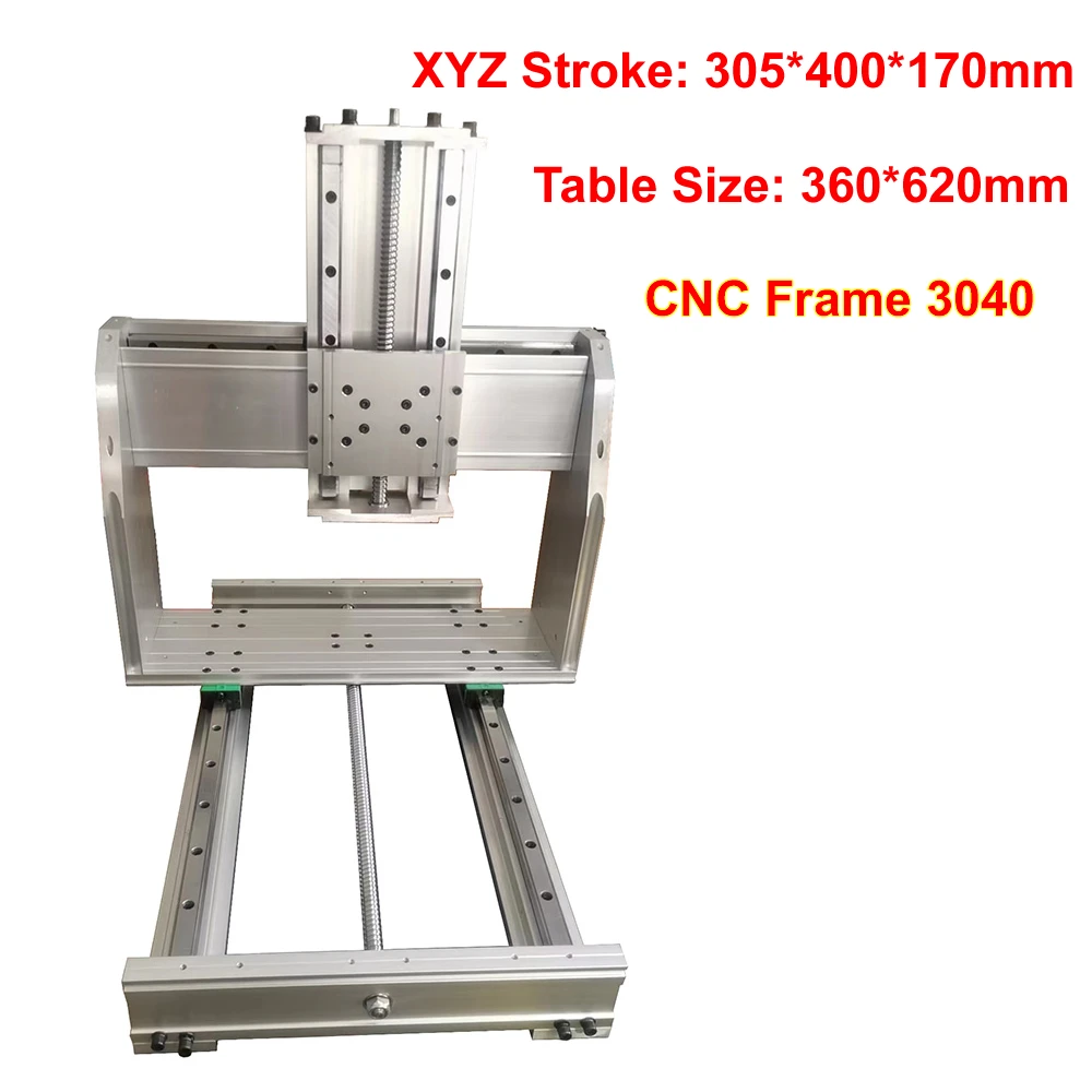 CNC 3040 6040 Aluminum Frame Kit Linear Guideway DIY CNC Milling Engraving Machine With Limit Switch Linear Guide Rail Frame