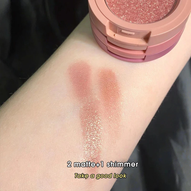 Eye Shadow Tri-Color Eye Shadow Matte Create Multi-Layered Eye Makeup