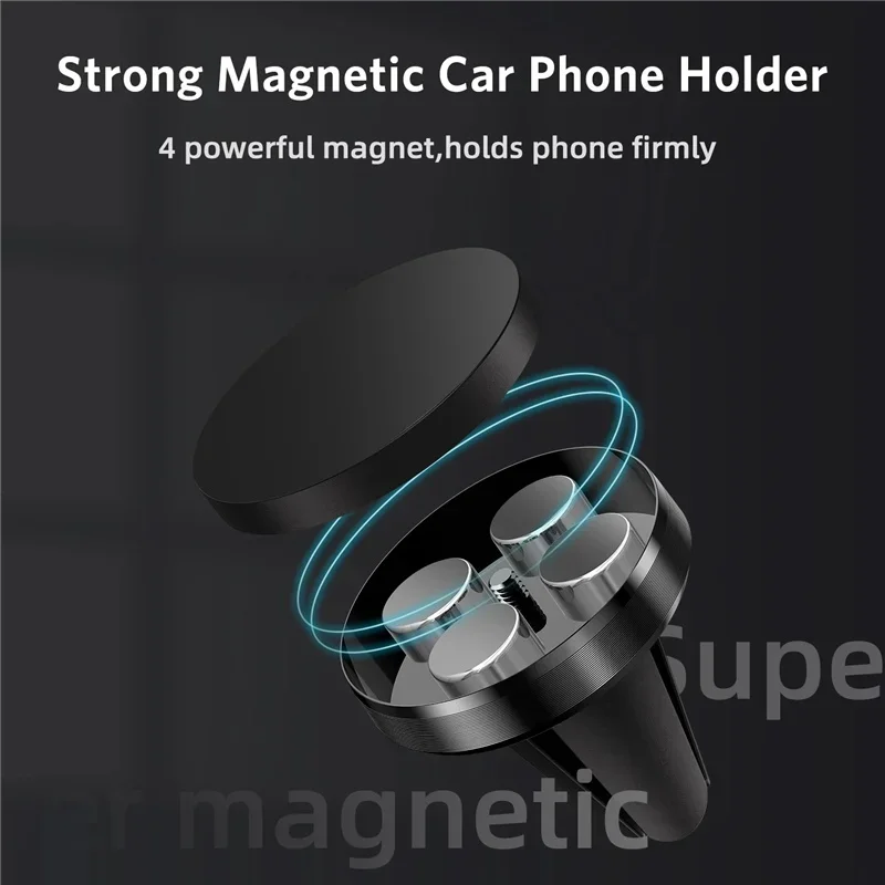 Magnetic phone holder car stand magnet cellphone bracket for iPhone 15 14 13 12 Huawei Xiaomi