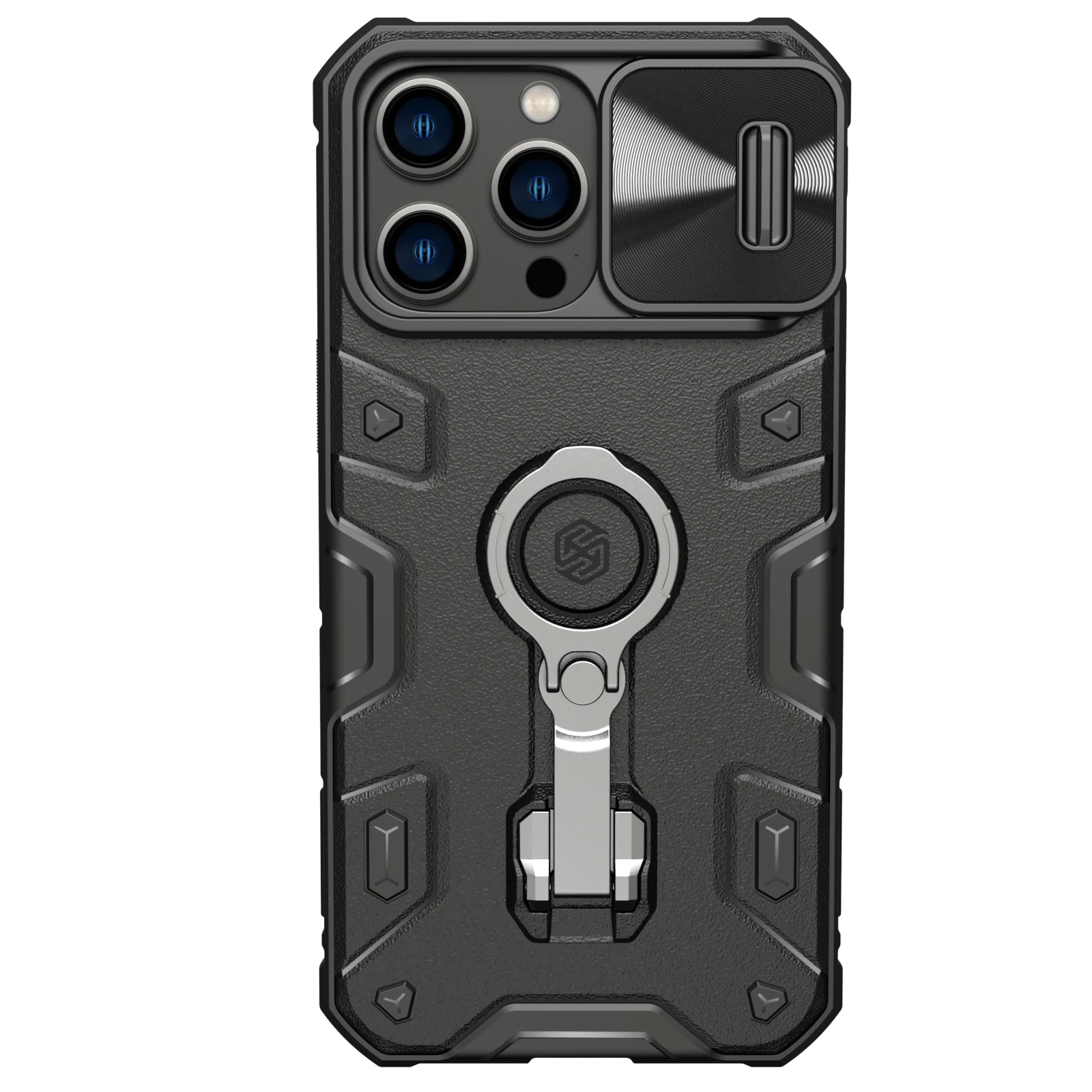 iPhone 14 Series Dustproof Shockproof Case With kickstand And Camera Protection