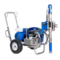 High pressure airless spray gun with nozzle protection pump and professional airless spray machine 1