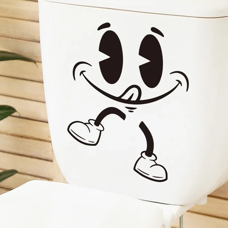 Toilet Stickers PVC Waterproof Wall Decals for Bathroom Decor vinyl stickers,toilet stickers,toilet wall stickers,toilet seat stickers