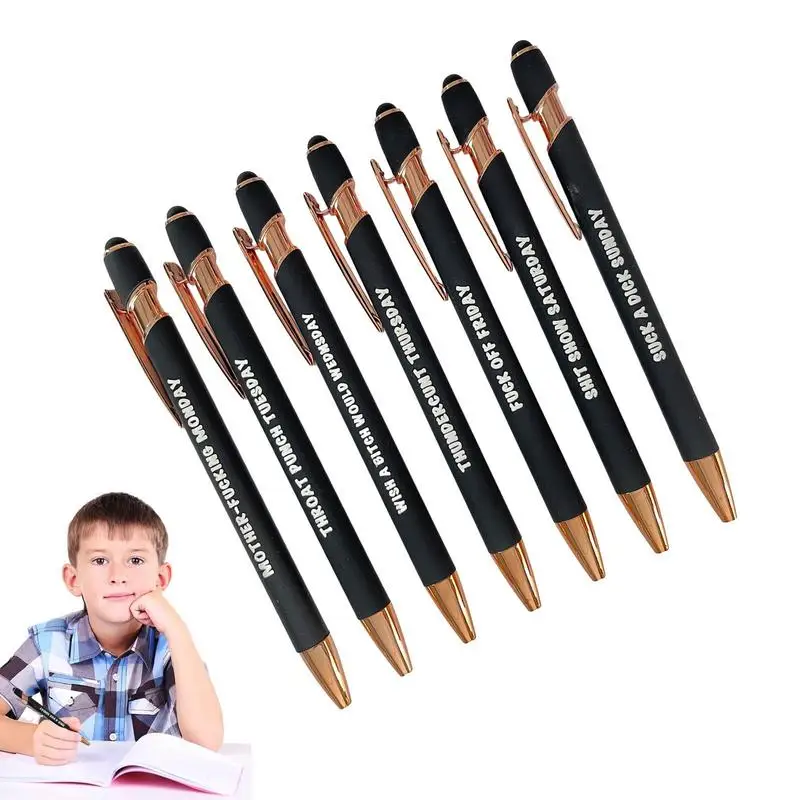 

Стилус для сенсорных экранов 7 шт. забавная многофункциональная шариковая ручка портативный стилус ручка для записей списки напоминаний