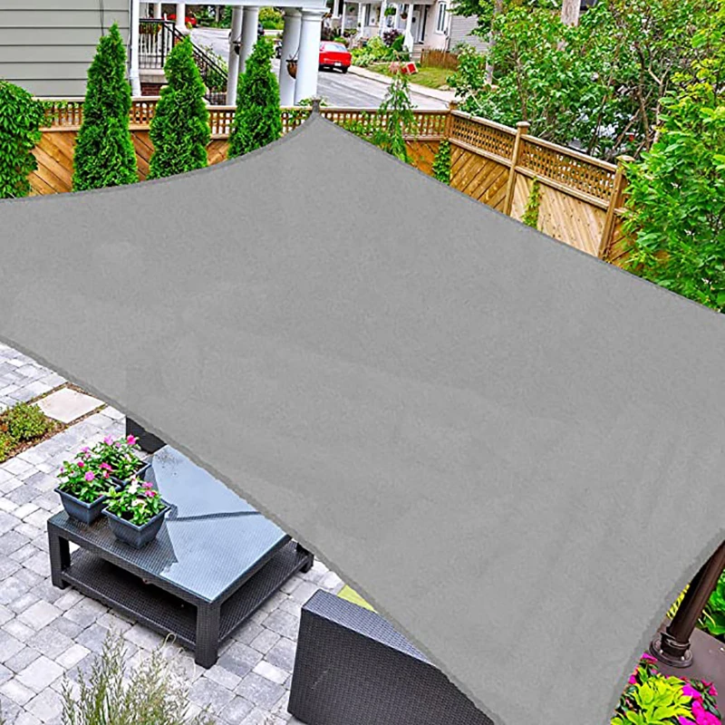 Tenda Da Sole Vela 2*2 3 4 5 3X3 4M Baldacchino Parasole Parasole Vela Awningsummer Garden Backyard Uv Block Durevole Anti-Uv Patio