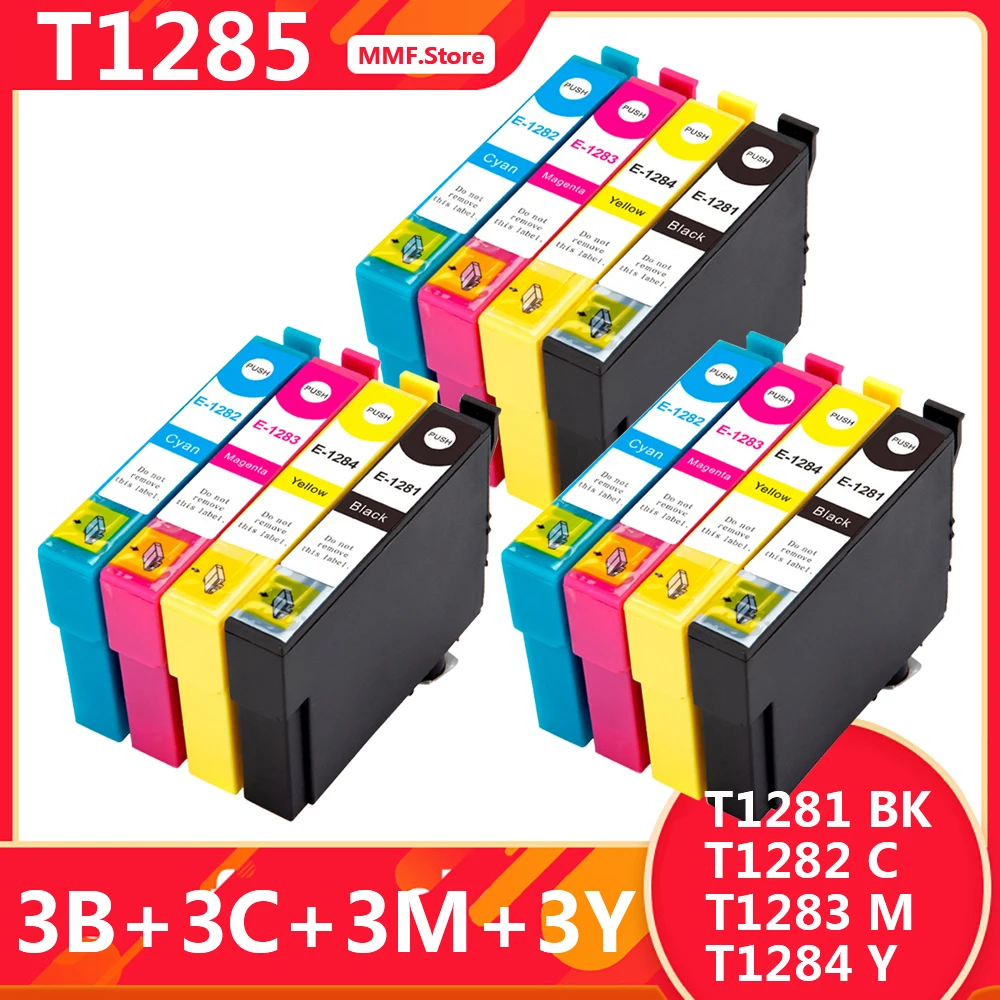 128Xl Cartuccia Di Inchiostro Compatibile Per Epson T1285-T1281 Stilo S22 Inchiostro Sx420W Inchiostro Sx130 Inchiostro Sx435W Inchiostro Sx230 Inchio