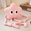 160cm Giant Long-legged Star Plush Pillow Cute Pink Flower Sofa Stuffed Cushion Birthday Gift 5