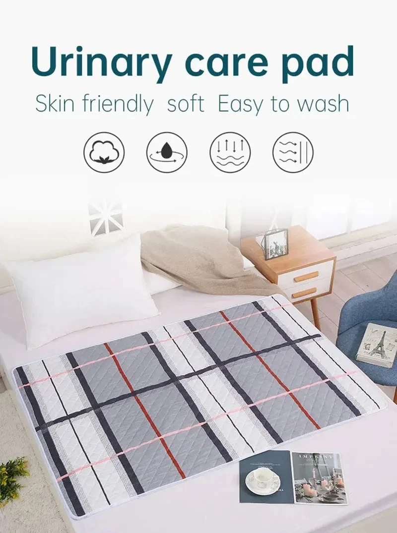 Waterproof & Washable Cute Cartoon Bed Protector - Breathable Urine Mat
