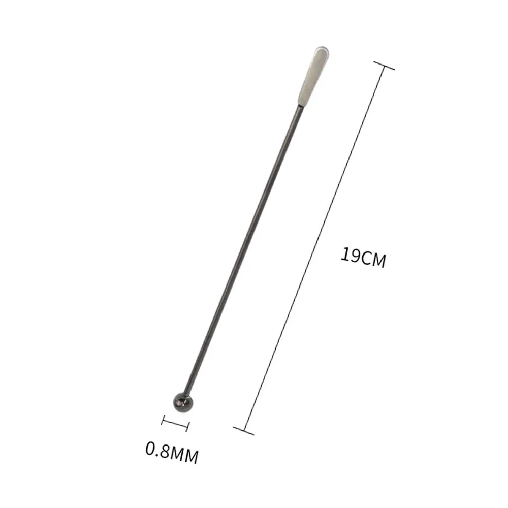 19cm Stainless Steel Creative Mixing Cocktail Stirrers Sticks for Wedding Party Bar Swizzle Drink Mixer Bar Muddler