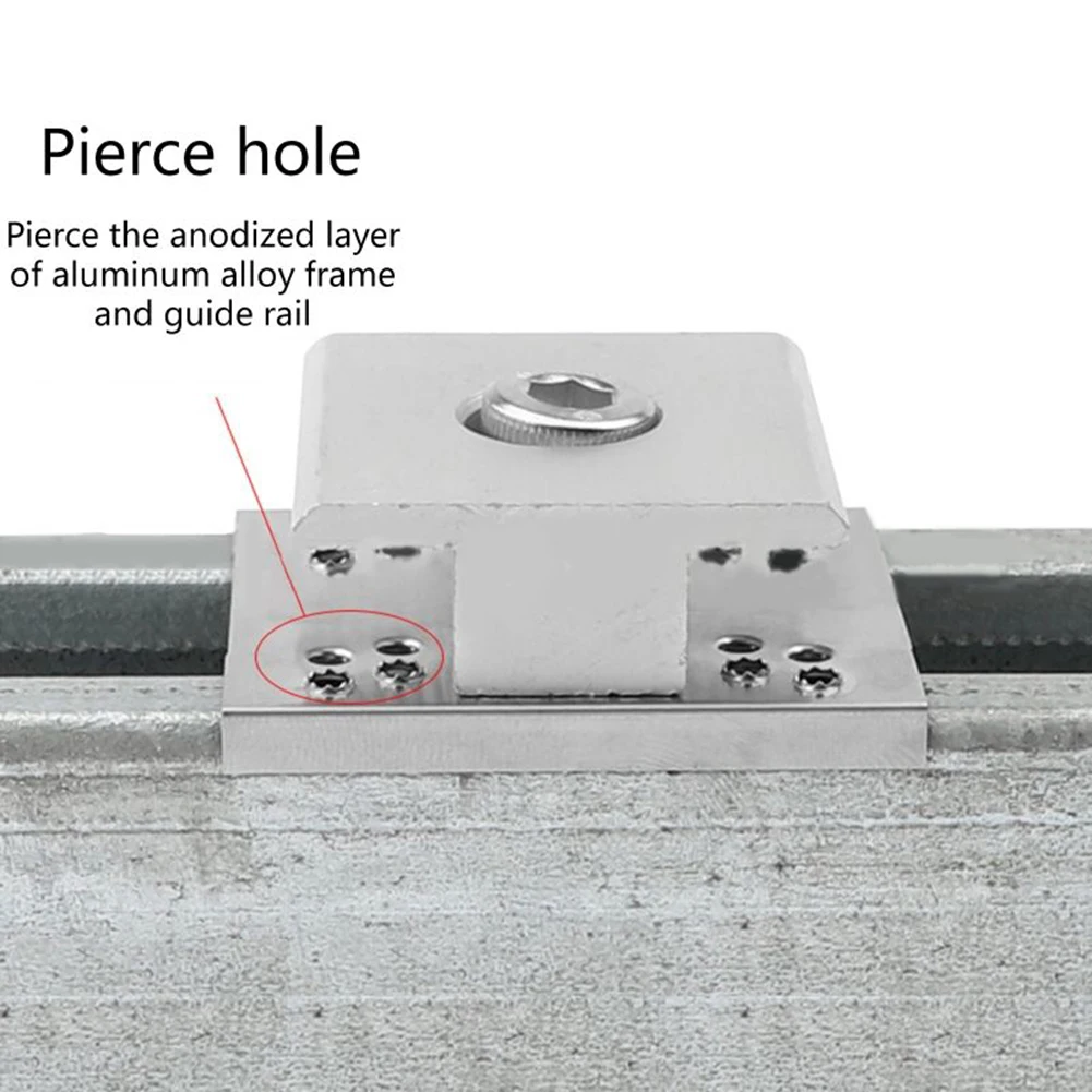 Photovoltaic Grounding Plates - C-Shaped Steel Conductive Sheets for Solar Power Installation (50-Pack)