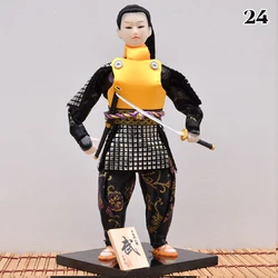 Japanese Samurai and Ninja Figurine Collection with Traditional Kimono Decor (24)