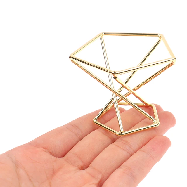 3Pcs Bracket Virágkosár -Állvány Minimalista Geometriai Fém Növényi Kiállítás - Image 5