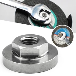 Nut Hexagon Platen Angle Grinder Accessories Stainless Steel Pressure Plate Flange Nut 17mm Wrench Opposite