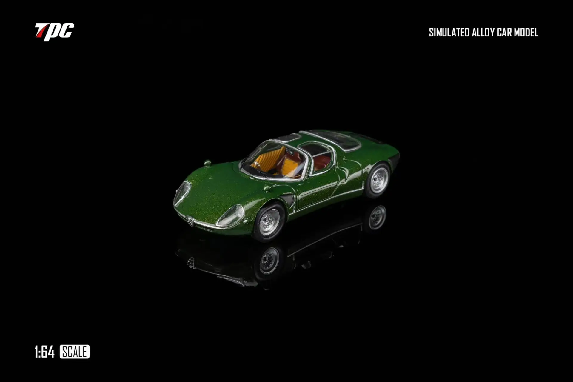 Pre-order **TPC 1:64 Alfa Tipo 33 Stradale Blue/Green Diecast