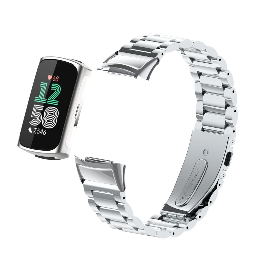 Premium Stainless Steel Adjustable Wristband - Elegant Metal Strap Bracelet Accessories