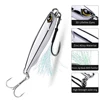 Chrome Jig Sea Fishing Front Jig Hook with Feather Jigging Lure Tenggiri Fishing Long Jig 15g 20g 30g 40g Used In Any Water 2