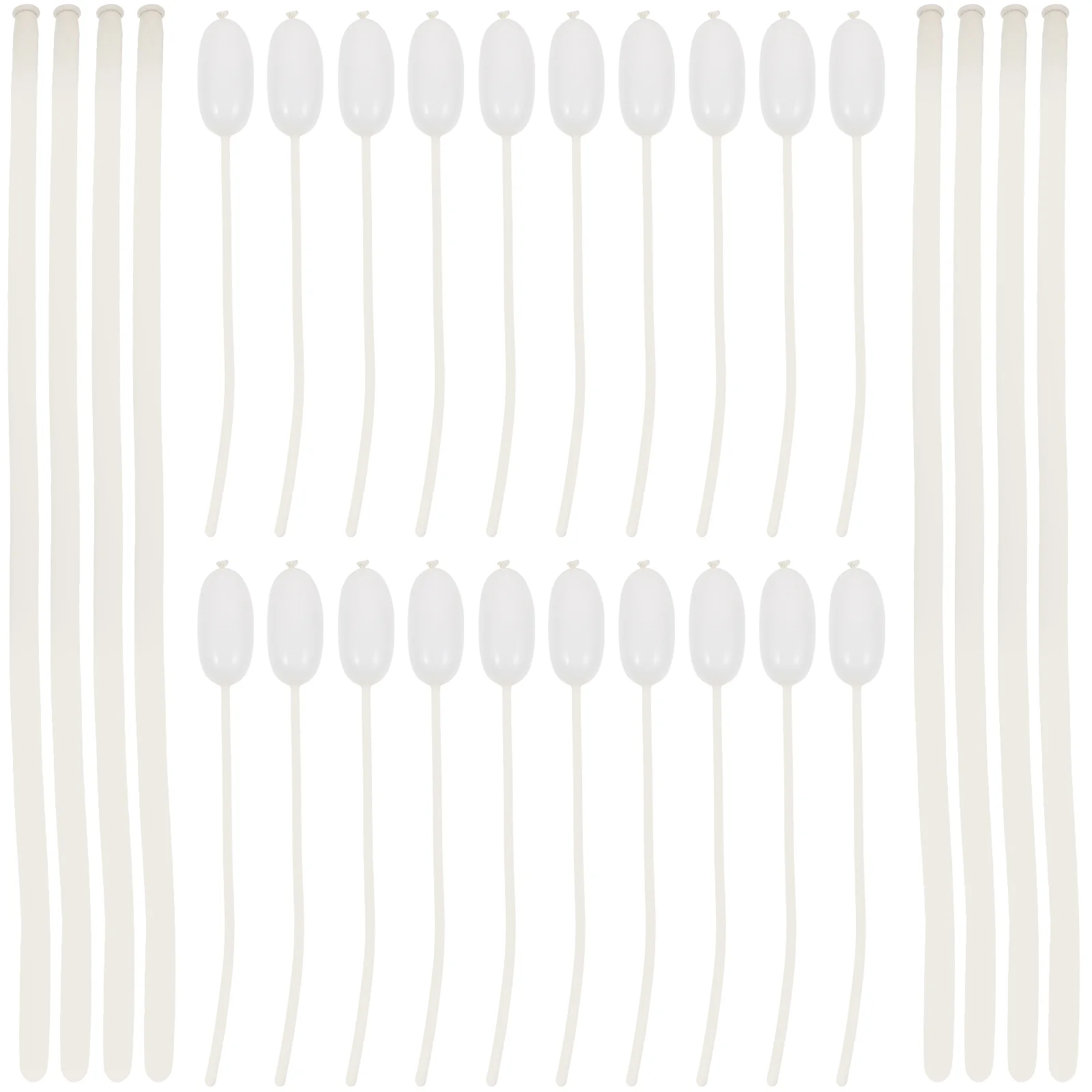 

Strip Balloon DIY Twisting White Emulsion Party Balloons Latex Long