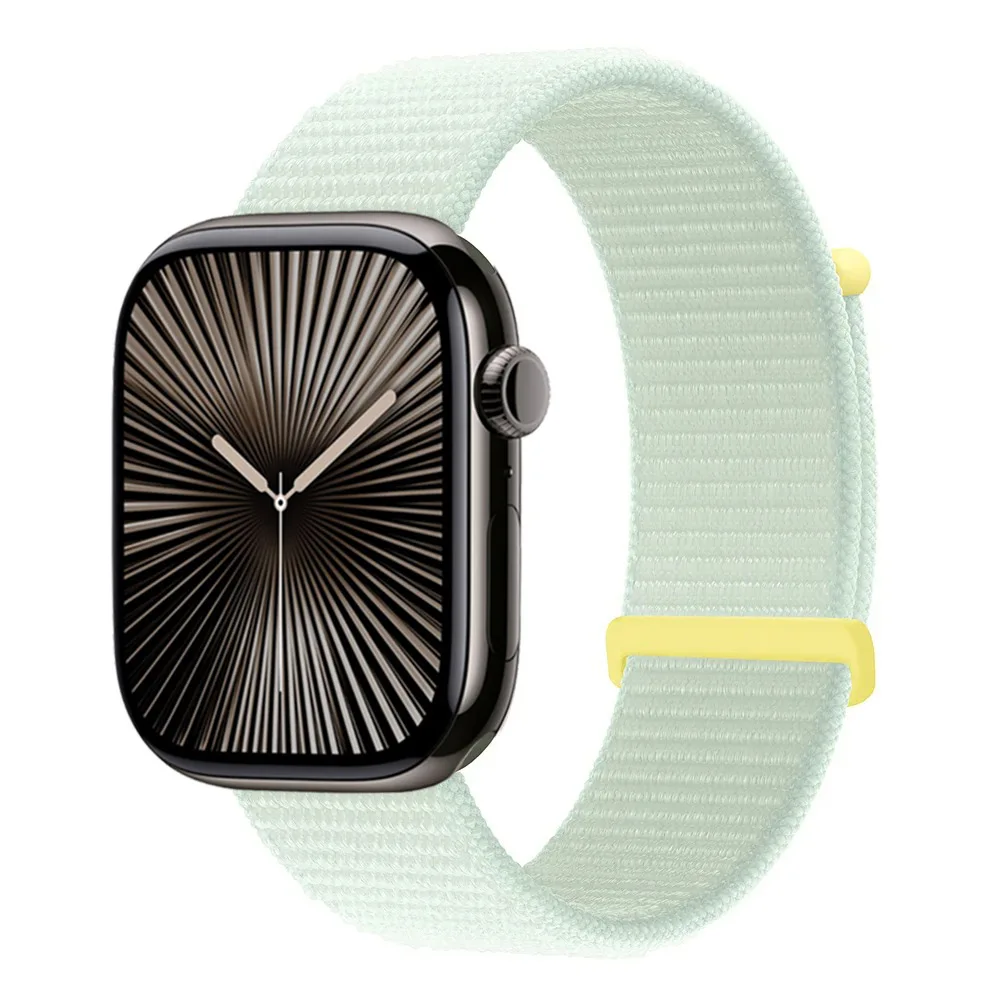 thumbnail image 1 of Correa de nailon para Apple Watch Ultra/2 10 9 8 7 6 5 4 3 SE/2 Pulsera deportiva Loop Iwatch 49mm 46mm 45mm 44mm 42mm 41mm 40mm Correa, 1 of 5