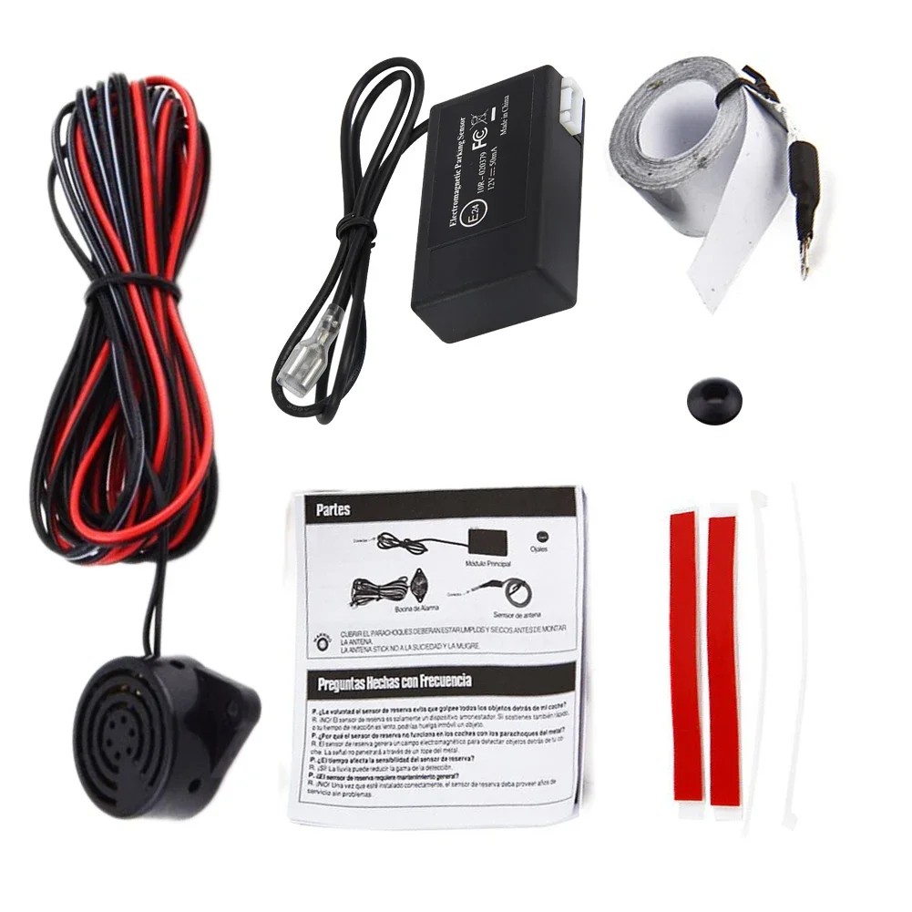 Electromagnetic Auto Parking Sensor Intelligent Reversing Radar with Buzzer Alarm No Hole Need Back-up Parking Sensor